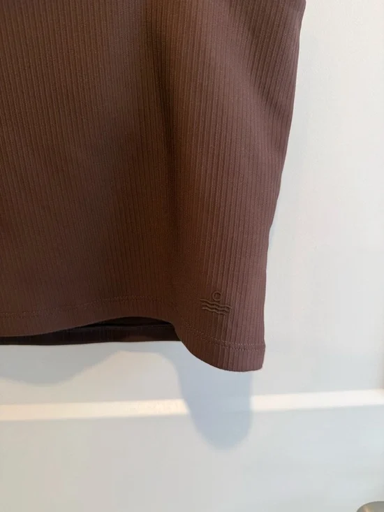 cloud form crop top - espresso brown - Picture 3 of 5